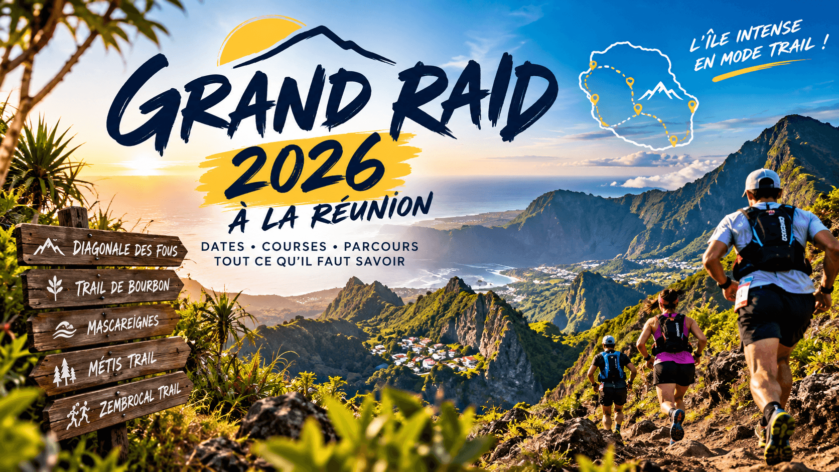 Grand Raid 2026 à La Réunion : dates, courses et tout ce qu’il faut savoir